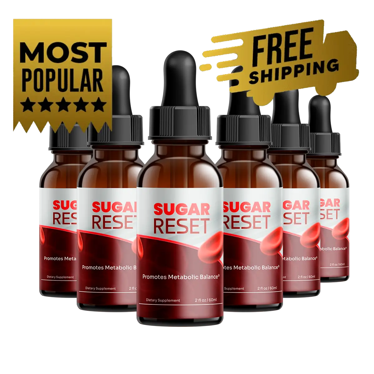 Sugar Reset six-bottle best-value kit
